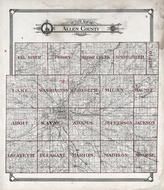 Allen County Outline Map, Allen County 1907